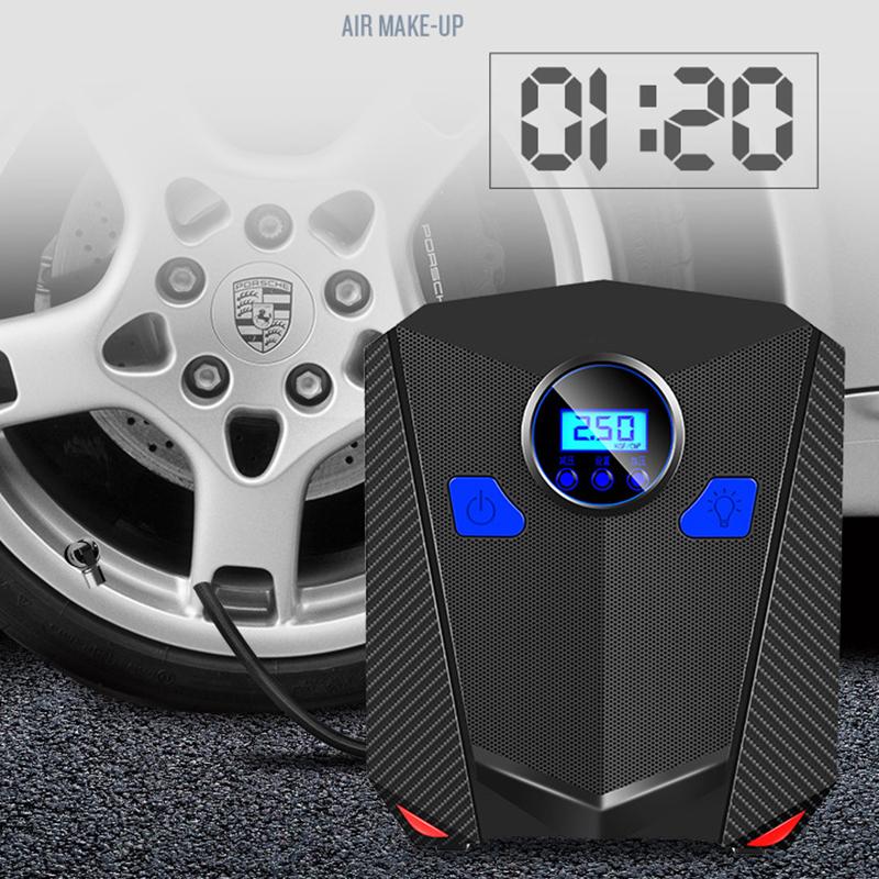 Car Digital Tire Inflator 12V Motor Portable Air Compressor Pump