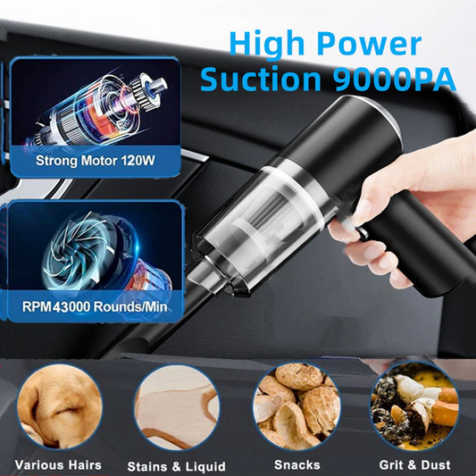 120W Mini Cordless Handheld Vacuum Cleaner For Cars